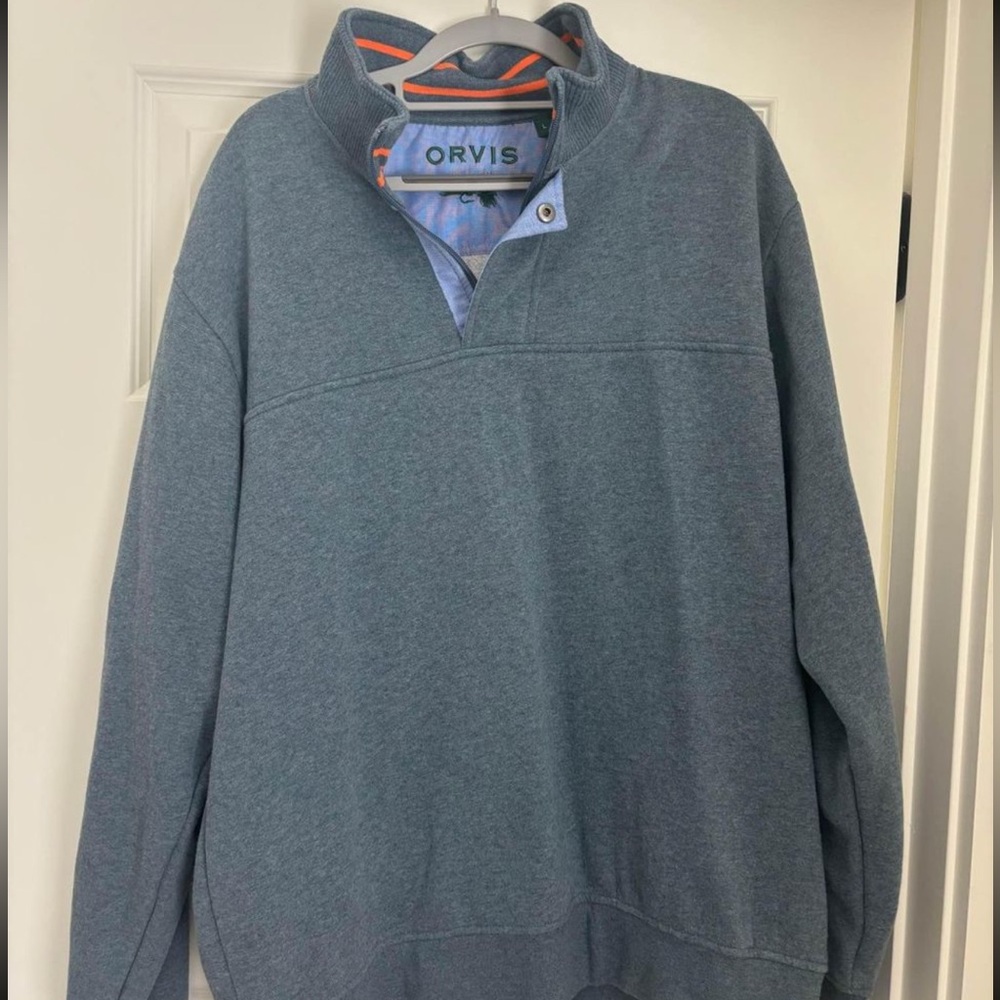 Orvis Signature Quarter Zip Sweatshirt